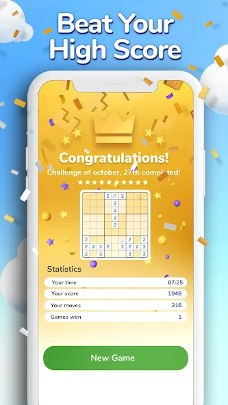 Blodoku [MOD: без рекламы и бесконечные подсказки] Screenshot 5