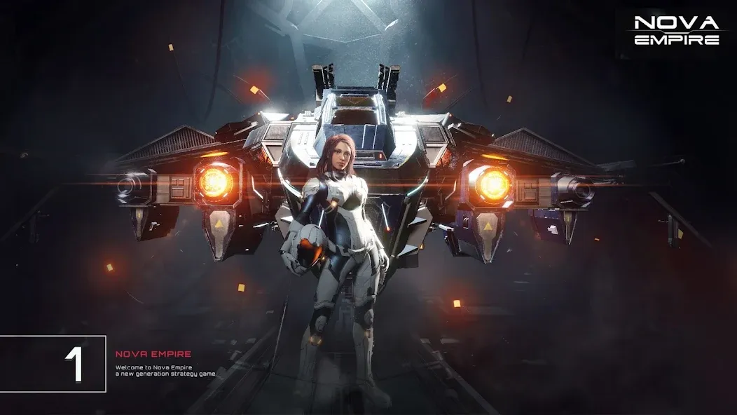 Nova Empire: Space Commander [MOD: безлимитные ресурсы и мощный флот] Screenshot 1