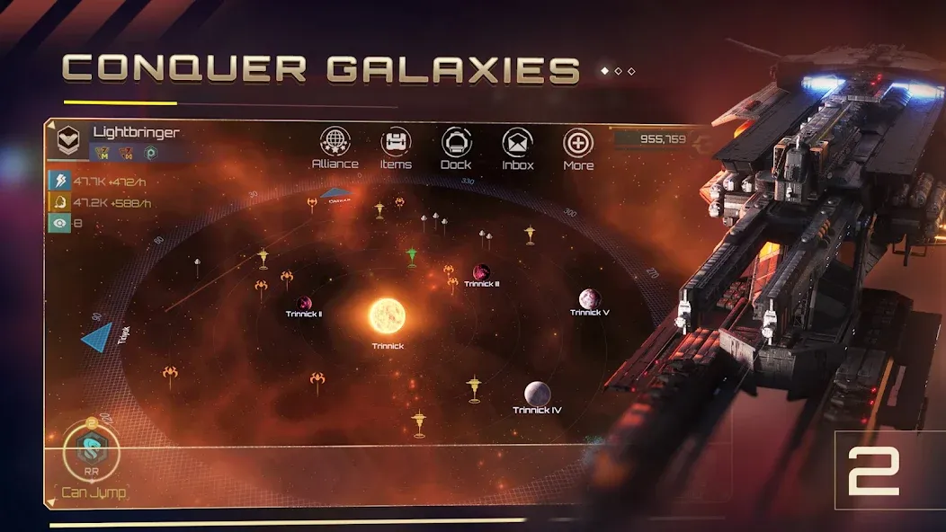 Nova Empire: Space Commander [MOD: безлимитные ресурсы и мощный флот] Screenshot 2