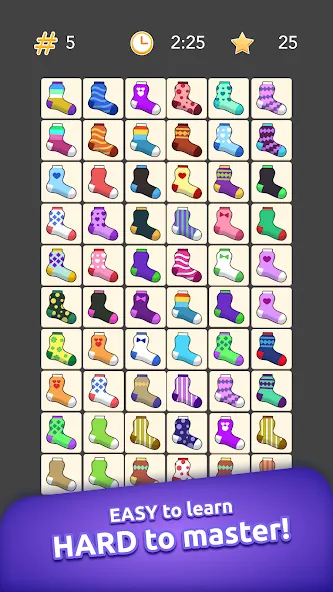 Onnect - Pair Matching Puzzle [MOD: подсказки доступны без ограничений] Screenshot 1