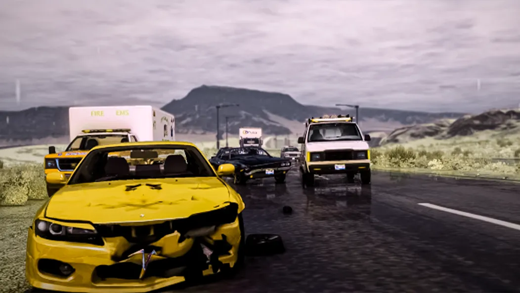 Car Crash Car Test Simulator [MOD: безлимитные деньги и все машины открыты] Screenshot 2