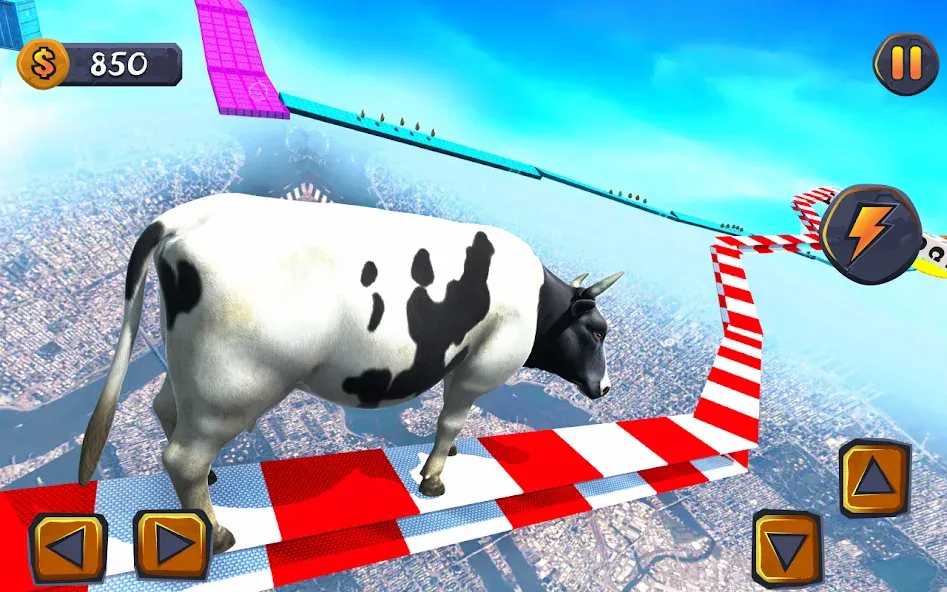 Epic Cow Ramp Rush Run Game [MOD: безлимитные монеты и ускоренный бег] Screenshot 3