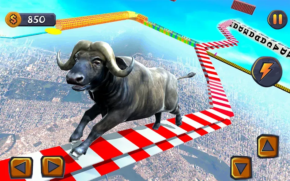 Epic Cow Ramp Rush Run Game [MOD: безлимитные монеты и ускоренный бег] Screenshot 4