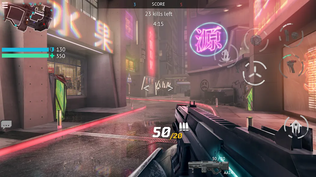 Infinity Ops: Cyberpunk FPS [MOD: безлимитные патроны и улучшенное оружие] Screenshot 1