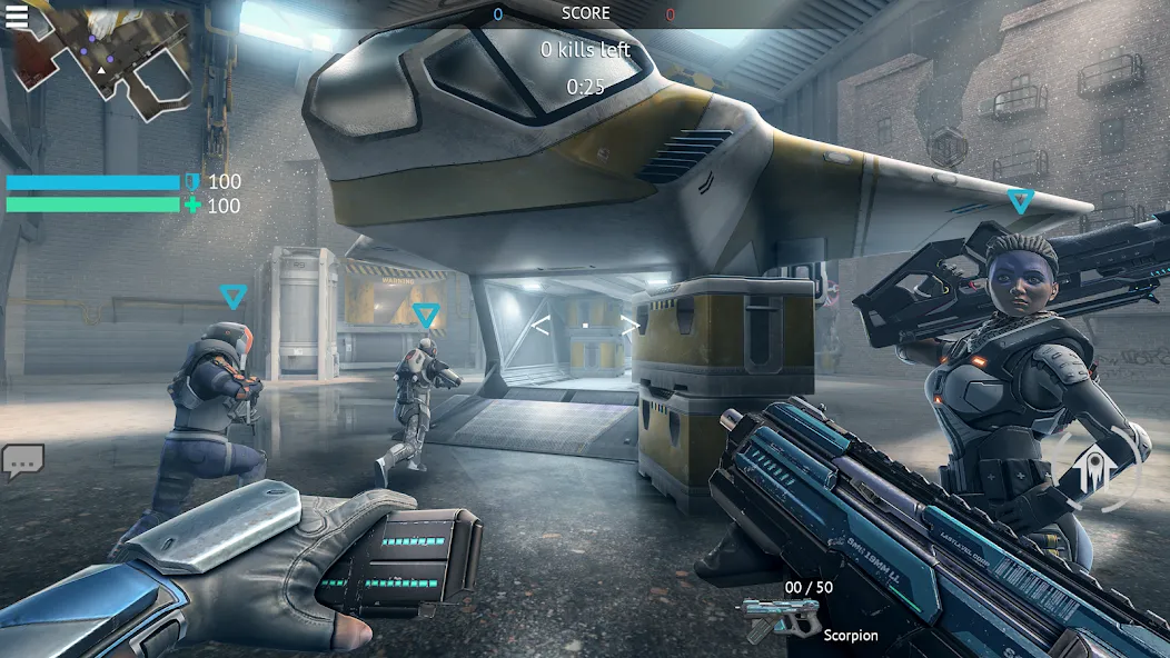 Infinity Ops: Cyberpunk FPS [MOD: безлимитные патроны и улучшенное оружие] Screenshot 2