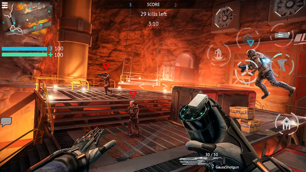 Infinity Ops: Cyberpunk FPS [MOD: безлимитные патроны и улучшенное оружие] Screenshot 4