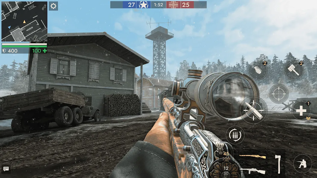 World War Heroes — WW2 PvP FPS [MOD: безлимитные деньги и всё оружие] Screenshot 5