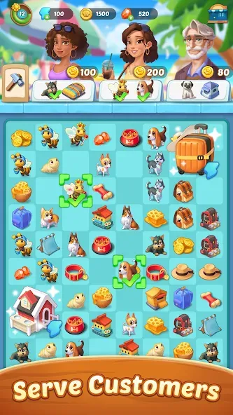 Seaside Escape®: Merge &amp; Story [MOD: безлимитные монеты и энергия] Screenshot 2