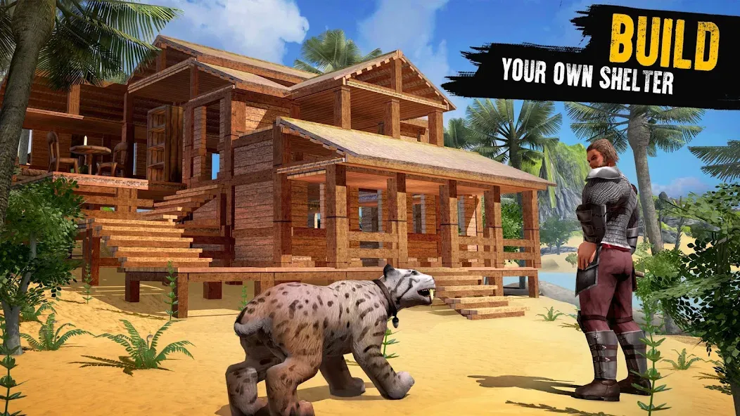Jurassic Survival Island [MOD: безлимитные ресурсы и здоровье] Screenshot 3