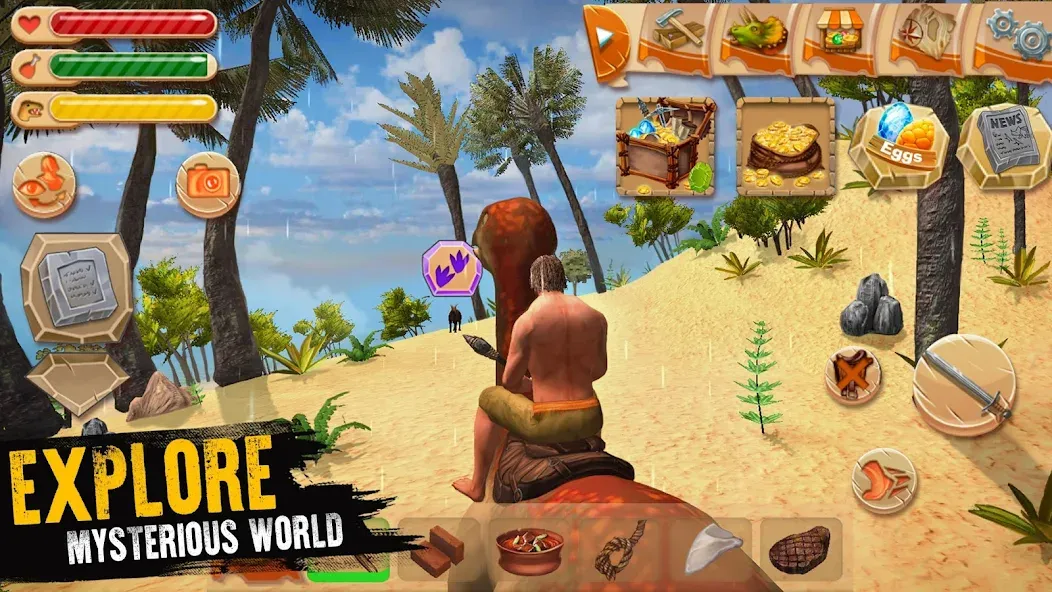 Jurassic Survival Island [MOD: безлимитные ресурсы и здоровье] Screenshot 5
