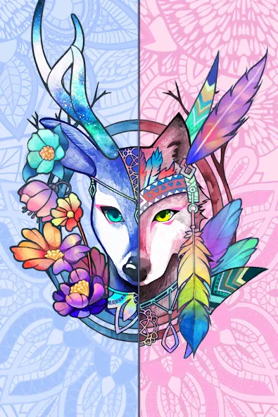 Two Eyes - Nonogram [MOD: подсказки и все уровни открыты] Screenshot 1