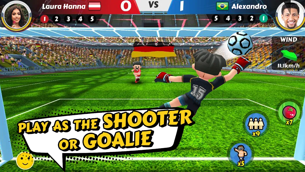 Perfect Kick 2 - Online Soccer [MOD: безлимитные монеты и открытые уровни] Screenshot 2