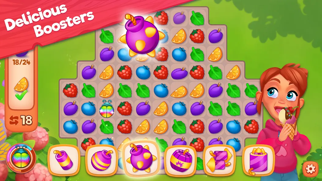 Delicious B&amp;B: Decor &amp; Match 3 [MOD: безлимитные деньги и жизни] Screenshot 4