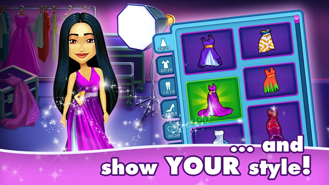 Fabulous 5: Fashion &amp; Dress-up [MOD: безлимитные деньги и все наряды] Screenshot 4