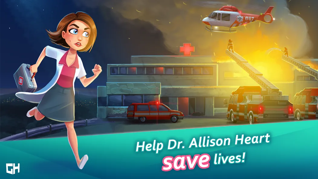 Heart's Medicine Hospital Heat [MOD: безлимитные деньги и все уровни] Screenshot 1