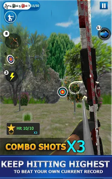 Archery Shoot [MOD: безлимитные стрелы и точные выстрелы] Screenshot 4