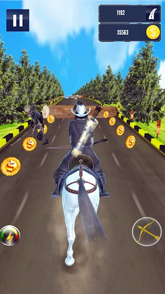 Cowboy Horse Run [MOD: безлимитные деньги и энергия] Screenshot 1