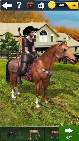 Cowboy Horse Run [MOD: безлимитные деньги и энергия] Screenshot 3