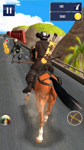 Cowboy Horse Run [MOD: безлимитные деньги и энергия] Screenshot 4