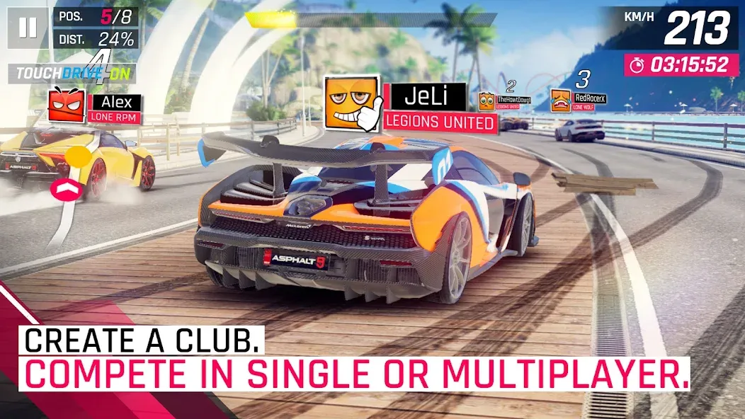 Asphalt 9: Legends [MOD: безлимитные деньги и открыты все машины] Screenshot 4