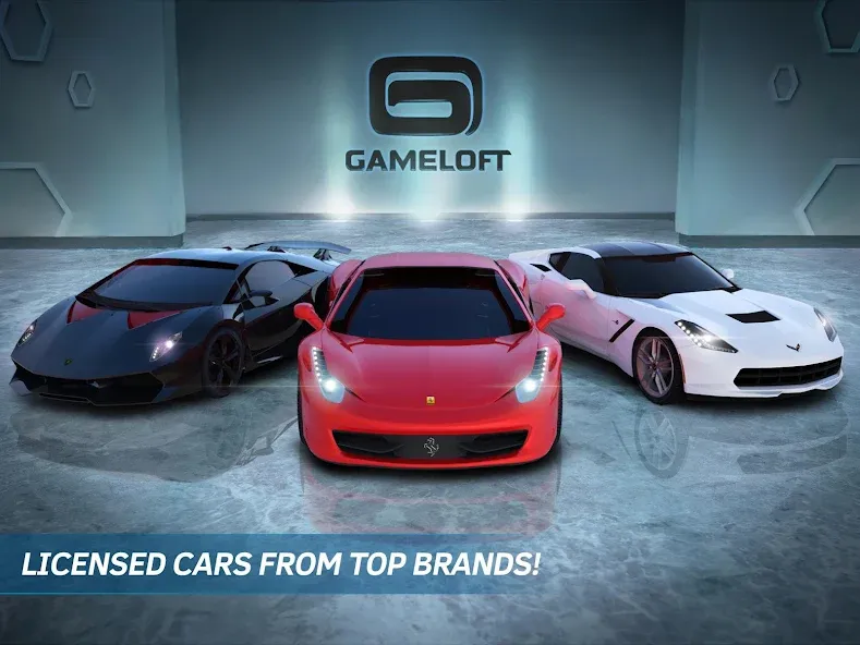 Asphalt Nitro [MOD: безлимитные деньги и все машины открыты] Screenshot 1