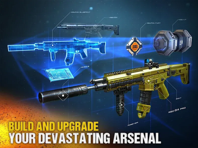 Modern Combat 5: mobile FPS [MOD: безлимитные патроны и оружие] Screenshot 4