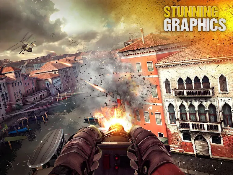 Modern Combat 5: mobile FPS [MOD: безлимитные патроны и оружие] Screenshot 5