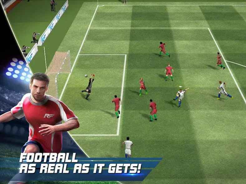 Real Football [MOD: безлимитные деньги и все команды открыты] Screenshot 1