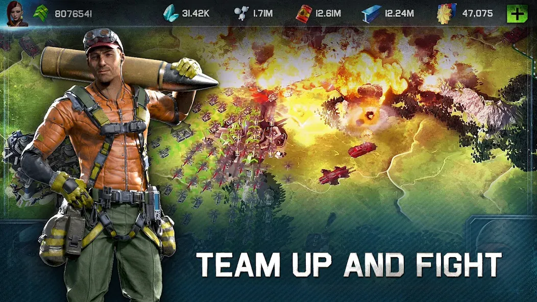 War Planet Online: MMO Game [MOD: безлимитные ресурсы и ускоренное строительство] Screenshot 4