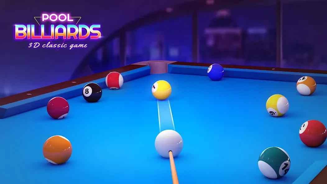 Pool Billiards 3D:Bida بیلیارد [MOD: безлимитные монеты и все уровни открыты] Screenshot 1