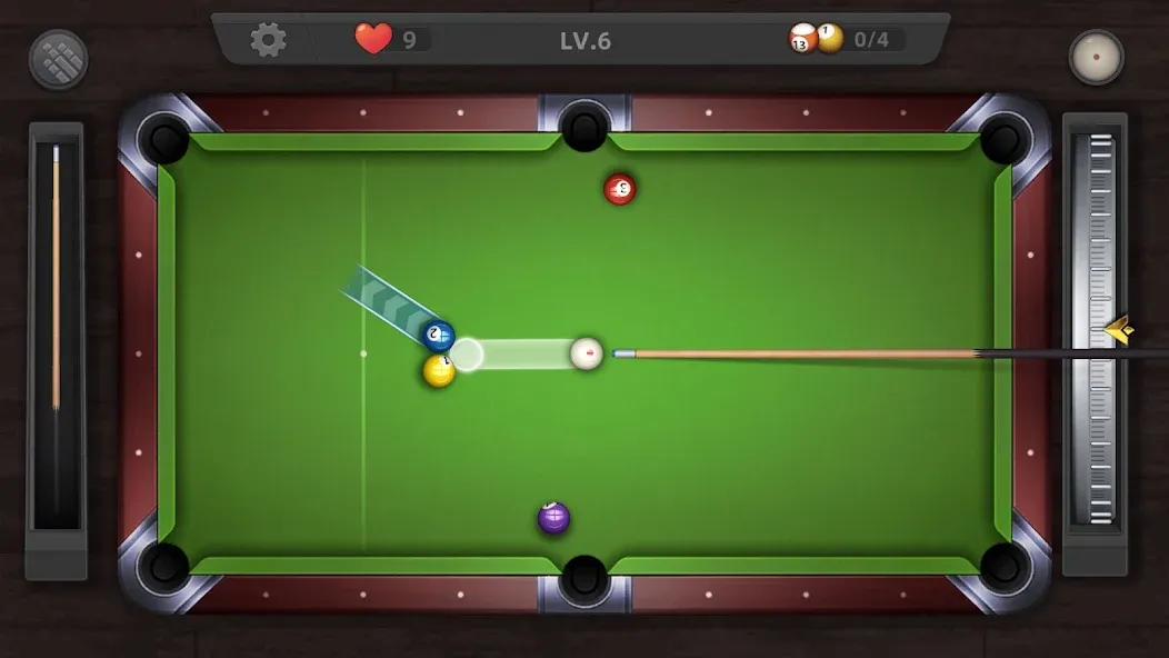 Pool Billiards 3D:Bida بیلیارد [MOD: безлимитные монеты и все уровни открыты] Screenshot 2