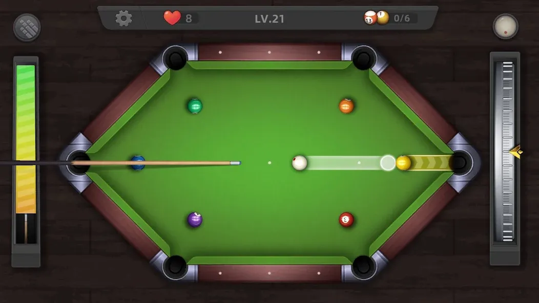 Pool Billiards 3D:Bida بیلیارد [MOD: безлимитные монеты и все уровни открыты] Screenshot 4