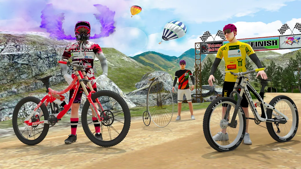 BMX Rider: Cycle Race Game [MOD: безлимитные деньги и все велосипеды] Screenshot 4