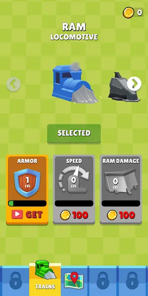 Train Arena [MOD: много денег и все поезда] Screenshot 2