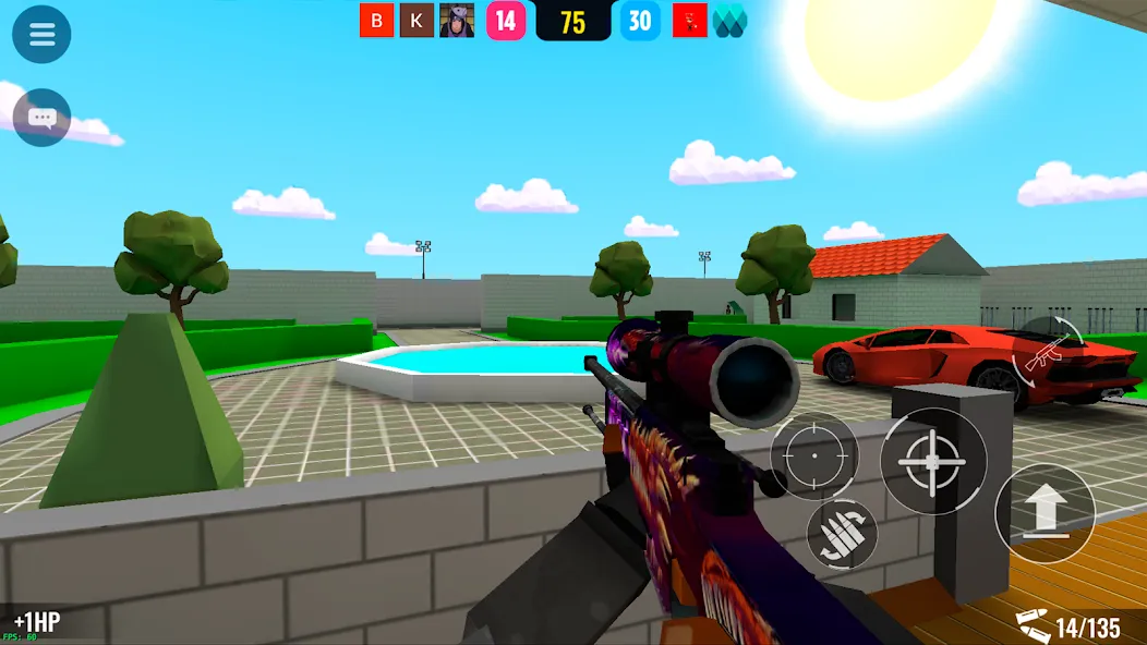 BLOCKFIELD — 5v5 PvP Shooter [MOD: безлимитные патроны и открыто оружие] Screenshot 2