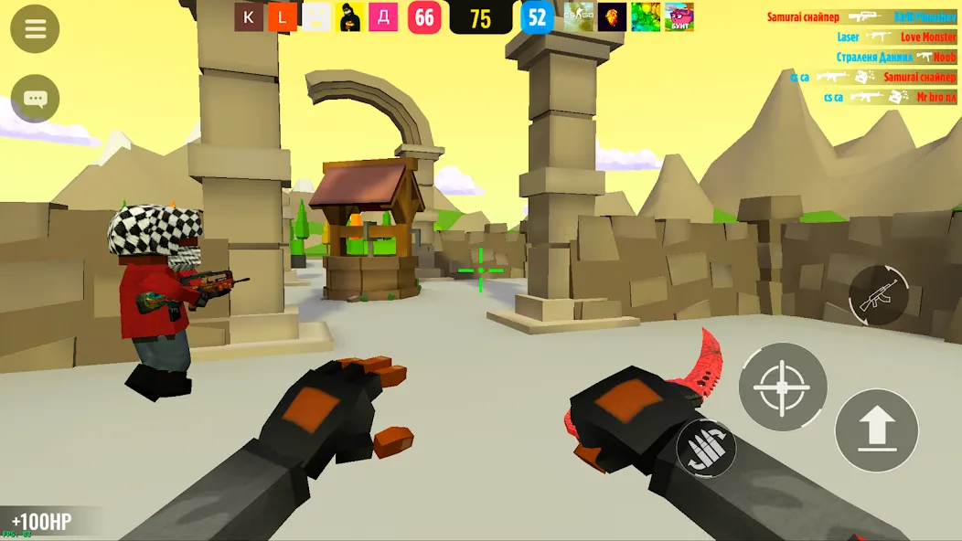 BLOCKFIELD — 5v5 PvP Shooter [MOD: безлимитные патроны и открыто оружие] Screenshot 4