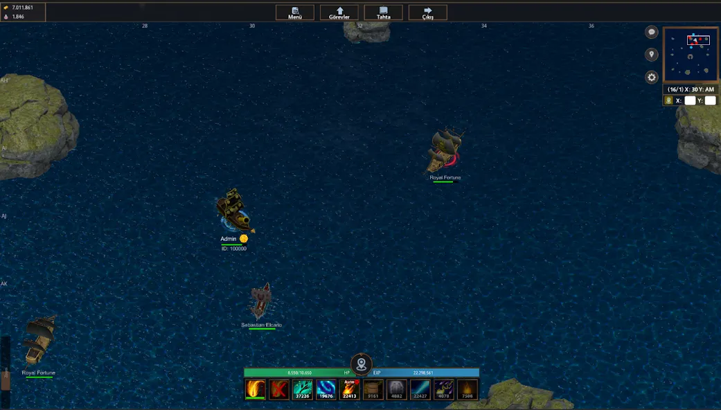 Battle of Sea: Pirate Fight [MOD: безлимитные ресурсы и мощные корабли] Screenshot 1