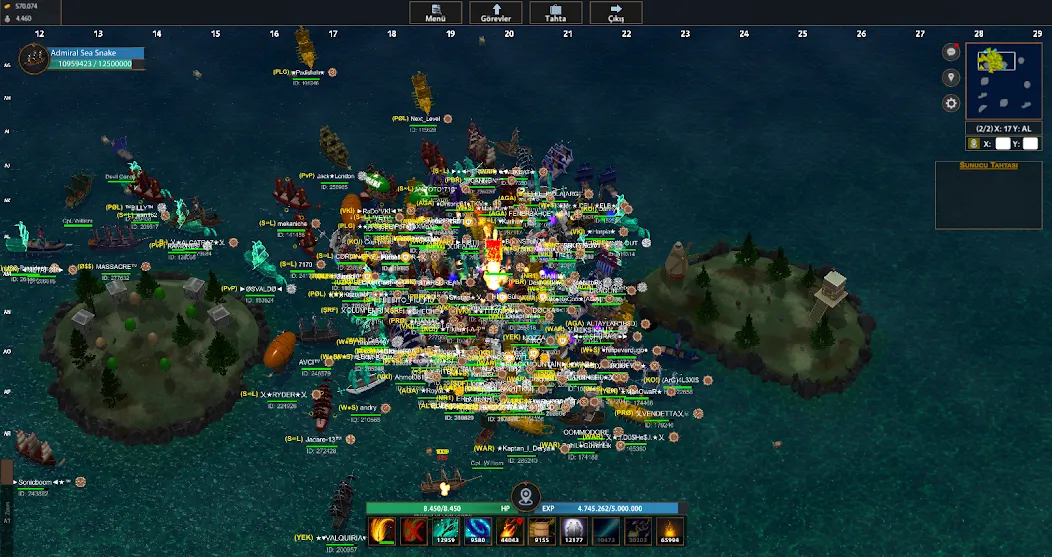 Battle of Sea: Pirate Fight [MOD: безлимитные ресурсы и мощные корабли] Screenshot 3