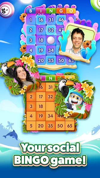 GamePoint Bingo - Bingo games [MOD: бесконечные монеты и бонусы] Screenshot 1