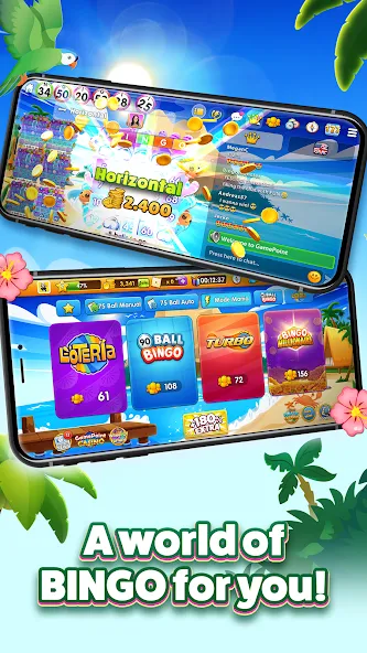 GamePoint Bingo - Bingo games [MOD: бесконечные монеты и бонусы] Screenshot 2