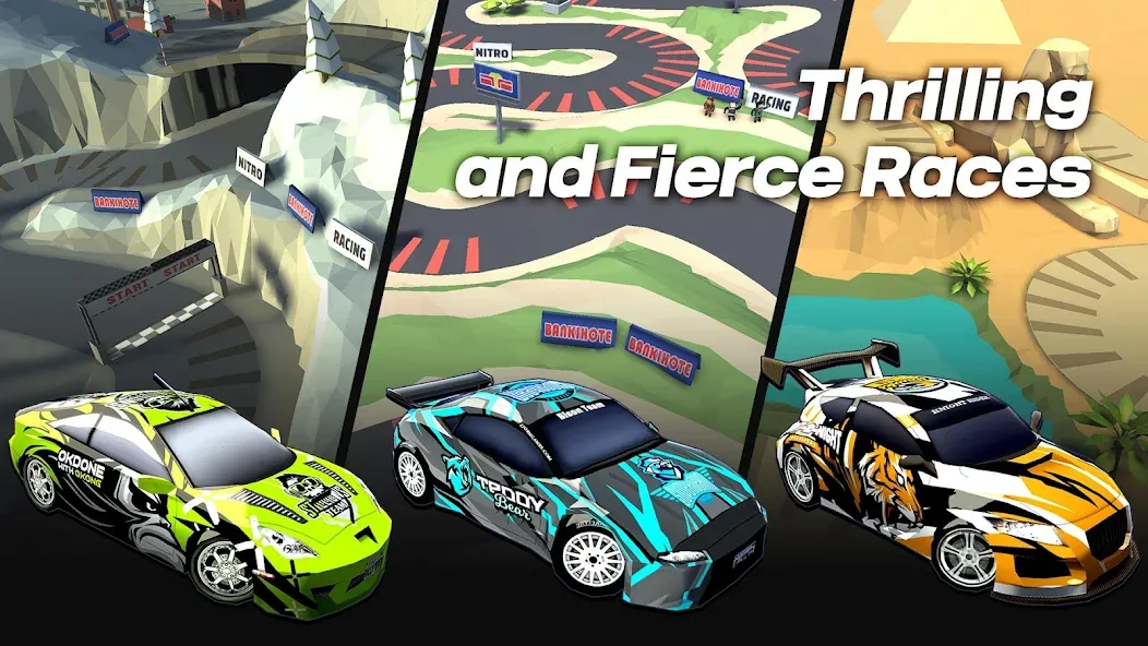 Drift Rally Boost ON [MOD: безлимитные деньги и нитро] Screenshot 4