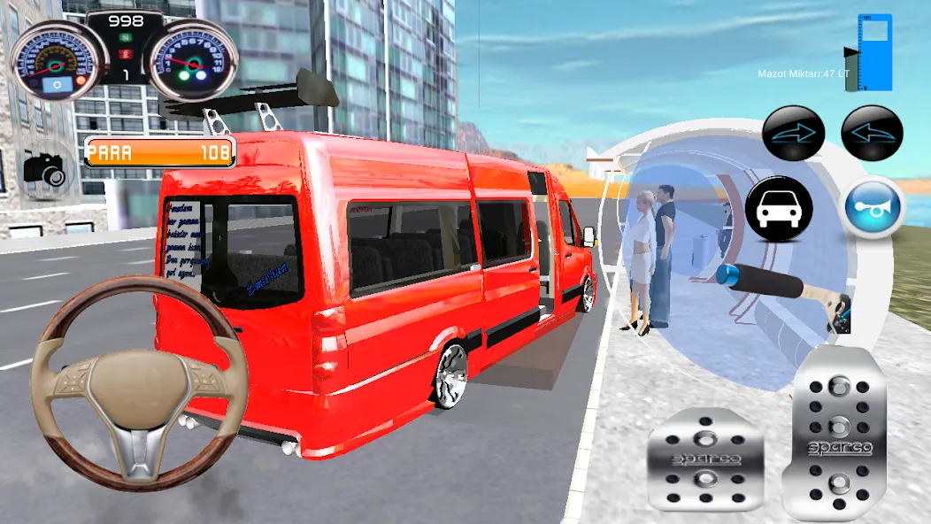 Minibüs Şoförü [MOD: безлимитные деньги и топливо] Screenshot 2