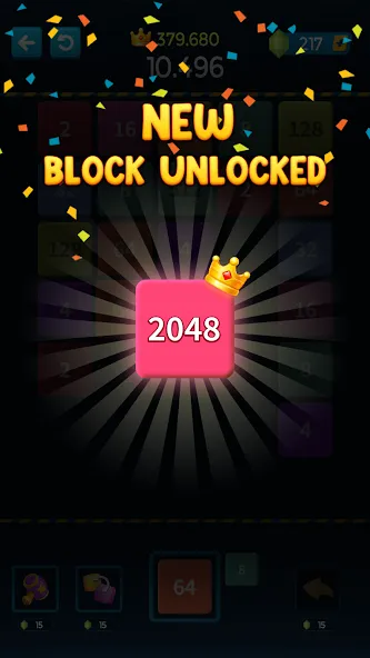 1M - Merge Number Block Puzzle [MOD: безлимитные деньги и подсказки] Screenshot 5