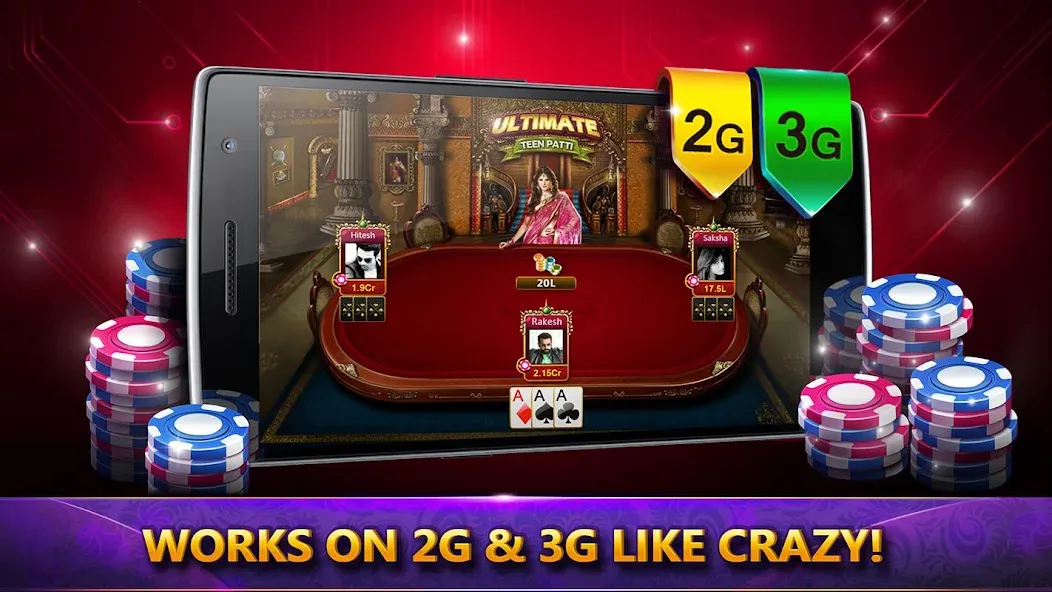 Ultimate Teen Patti (3 Patti] [MOD: безлимитные фишки и бонусы] Screenshot 3