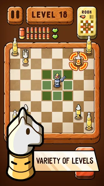 Bullet Chess: Board Shootout [MOD: безлимитные деньги и патроны] Screenshot 2