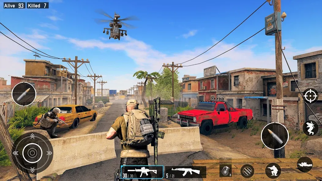 Commando Gun Shooting Games [MOD: безлимитные патроны и здоровье] Screenshot 1