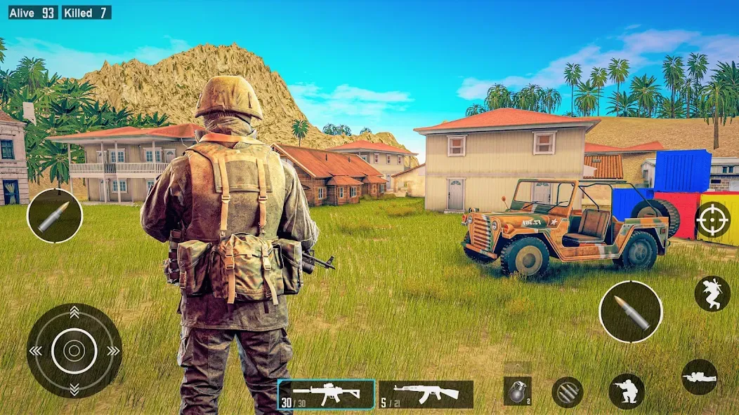 Commando Gun Shooting Games [MOD: безлимитные патроны и здоровье] Screenshot 3