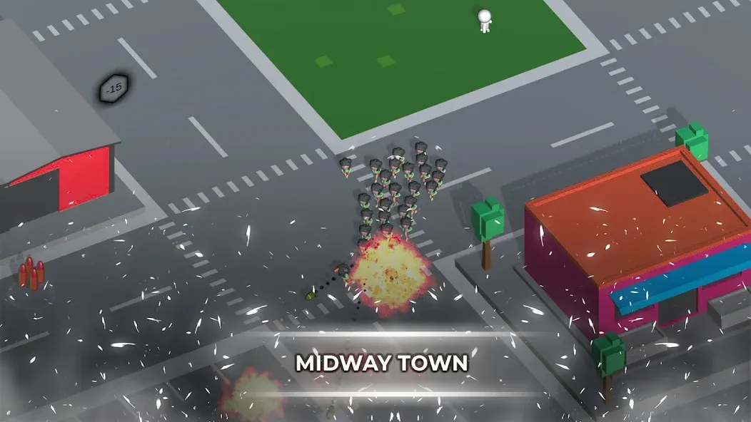 Crowd War - Action Game [MOD: безлимитные монеты и усиленная армия] Screenshot 3