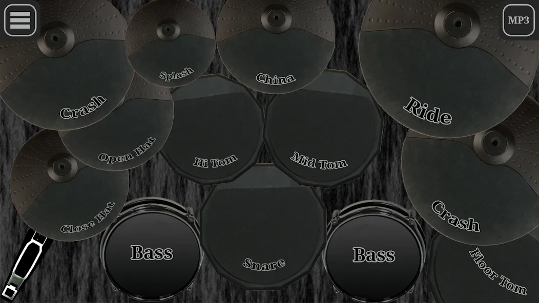 Drum kit (Drums] free [MOD: реалистичные барабаны без рекламы] Screenshot 2
