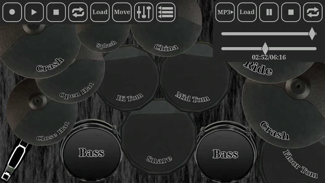 Drum kit (Drums] free [MOD: реалистичные барабаны без рекламы] Screenshot 4